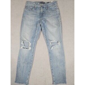 Lucky Brand AVA Mid Rise Skinny Ankle Jeans Womens Size 8/29 New Distressed NWT